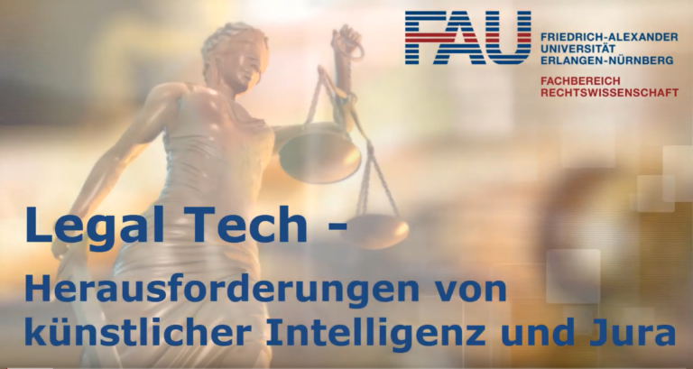 Videoreihe von Prof. Dr. Axel Adrian zum Thema Legal Tech